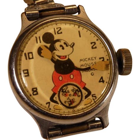 replica of first mickey mouse watch from 1933|old mickey mouse watches worth.